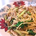 hoho！'s cooksnap of when they made 簡単おいしい☆セロリと豚肉の和風パスタ.