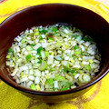 蒼の雫sp's cooksnap of when they made ばあちゃんの作る風邪薬…ネギ湯.