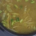 もりのりころ's cooksnap of when they made もやしと小松菜と白菜のお味噌汁✿.