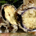 とみぃ♪'s cooksnap of when they made 茄子のはさみ揚げとオクラの肉詰め揚げ.