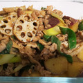 yuko71932's cooksnap of when they made さつま芋と蓮根と豚肉の味噌マヨ炒め✿.