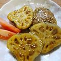 クックZTZ10H☆'s cooksnap of when they made 甘辛♡れんこんの肉詰め☆はさみ焼き.