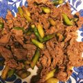 はぁちゃんmama☆'s cooksnap of when they made アスパラガスと牛肉の炒め物♪簡単.