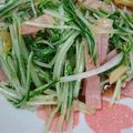孝太母ちゃん's cooksnap of when they made 超簡単♡水菜のオイスターサラダ.