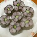 みーたんのおば's cooksnap of when they made 【飾り巻き寿司】お花②＊キャラ弁にも.