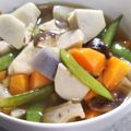 かにさんこ's cooksnap of when they made さといもとレンコンの煮物.