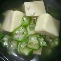 浪速のペキラブ's cooksnap of when they made 簡単 高野豆腐の煮物&オクラの煮浸し.