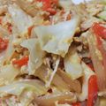 塩ちゃんちゃんこ's cooksnap of when they made 調味料1つで☆春キャベツとツナ卵炒め.