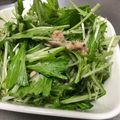 すぎちゃん's cooksnap of when they made さっぱり水菜とツナのサラダ.