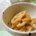 solapapa's cooksnap of when they made めんつゆで味つけ☆ れんこんきんぴら.