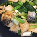 105♡'s cooksnap of when they made 鯖と小松菜の照り焼き風炒め物.