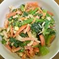 クックEKELXT☆'s cooksnap of when they made 胸肉と小松菜のマヨコチュ和え♪.