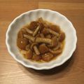 nyahco3's cooksnap of when they made 超簡単！おつまみ◎なめこをわさび醤油で.