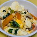 ★若にゃん's cooksnap of when they made 簡単☆竹輪と青梗菜の豆腐チャンプルー☆.