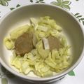 Susie845's cooksnap of when they made レンジで☆つみれとキャベツのほっこり煮.