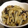 ｋｉｎａｒｉｍａｍａ's cooksnap of when they made 大根✿揚げ玉塩昆布炒め.