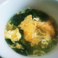 あんまかろん☆'s cooksnap of when they made ほうれん草のふわふわ玉子スープ.