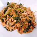 クックQP8B1F☆'s cooksnap of when they made 豚ひき肉ともやし・ニラ炒め.