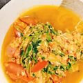 indaeyo's cooksnap of when they made 卵とトマトの中華風豆苗炒め.