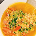 indaeyo's cooksnap of when they made 卵とトマトの中華風豆苗炒め.