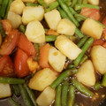 ともこっっっ！'s cooksnap of when they made じゃがいもといんげんの甘辛炒め.