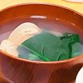 JTPA4S☆'s cooksnap of when they made 白だしで！ほうれん草とはまぐりのお吸い物.