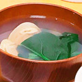 JTPA4S☆'s cooksnap of when they made 白だしで！ほうれん草とはまぐりのお吸い物.