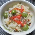 ジョングレ's cooksnap of when they made 新漬けオリーブの炊き込みご飯.