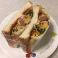 オバケくちびる's cooksnap of when they made ベーコンとほうれん草のスクランブルエッグ.