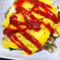 nosso's cooksnap of when they made ちょっと大人の納豆オムライス.