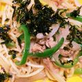67luna's cooksnap of when they made お一人様ランチに♡ツナの和風パスタ♪.
