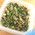 bunnychoco's cooksnap of when they made 大根の葉とツナでご飯のおとも.