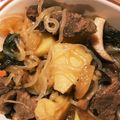 kananam's cooksnap of when they made 肉じゃが めんつゆ 圧力鍋 牛丼も同時に.