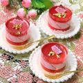 ❀あおい❀'s cooksnap of when they made ラズベリーのレアチーズケーキ.