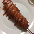 きぬきぬ２１６'s cooksnap of when they made HMから作る チーズドッグ ハットグ.