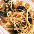 リトルぴっぐ's cooksnap of when they made ◎鮭ほうれん草しめじのクリームパスタ◎.