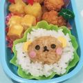くぅぽん☆'s cooksnap of when they made 簡単＊ひつじさんのキャラ弁.