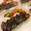 papikun's cooksnap of when they made キャラ弁♪　富士山おにぎり.
