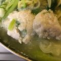 にゃんこりんご's cooksnap of when they made 簡単☆ふわふわ鶏ひき肉団子♡お鍋に.