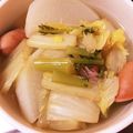 kisberry's cooksnap of when they made 圧力鍋におまかせ コンソメふろふき大根.
