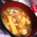 choco831's cooksnap of when they made ♢なめこのお味噌汁♢えのきと油あげと大根.