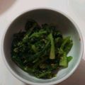 ショコラメロン's cooksnap of when they made カブの葉のナムル.