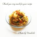 ウメ吉さん's cooksnap of when they made 白菜と竹輪・きゅうりの土佐あえ♪.