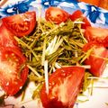 マキカナ☆'s cooksnap of when they made 水菜とトマトのサラダ.