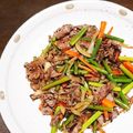 おにぎり99's cooksnap of when they made スタミナ満点☆牛肉とにんにくの芽焼き肉.