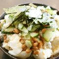 スタイリッシュママ's cooksnap of when they made 我が家の定番！納豆腐丼♪.