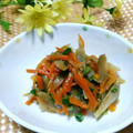 クックI7I5L1☆'s cooksnap of when they made 中華風☆きんぴらごぼう.