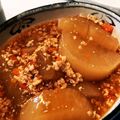 黒豚チョコ's cooksnap of when they made 大根の鶏ひき肉あんかけ.