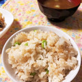 ゆっきぃちえこ's cooksnap of when they made 釜揚げ小エビの炊込みご飯.