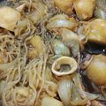 ちゃみ's cooksnap of when they made 烏賊とじゃがいもの煮物.